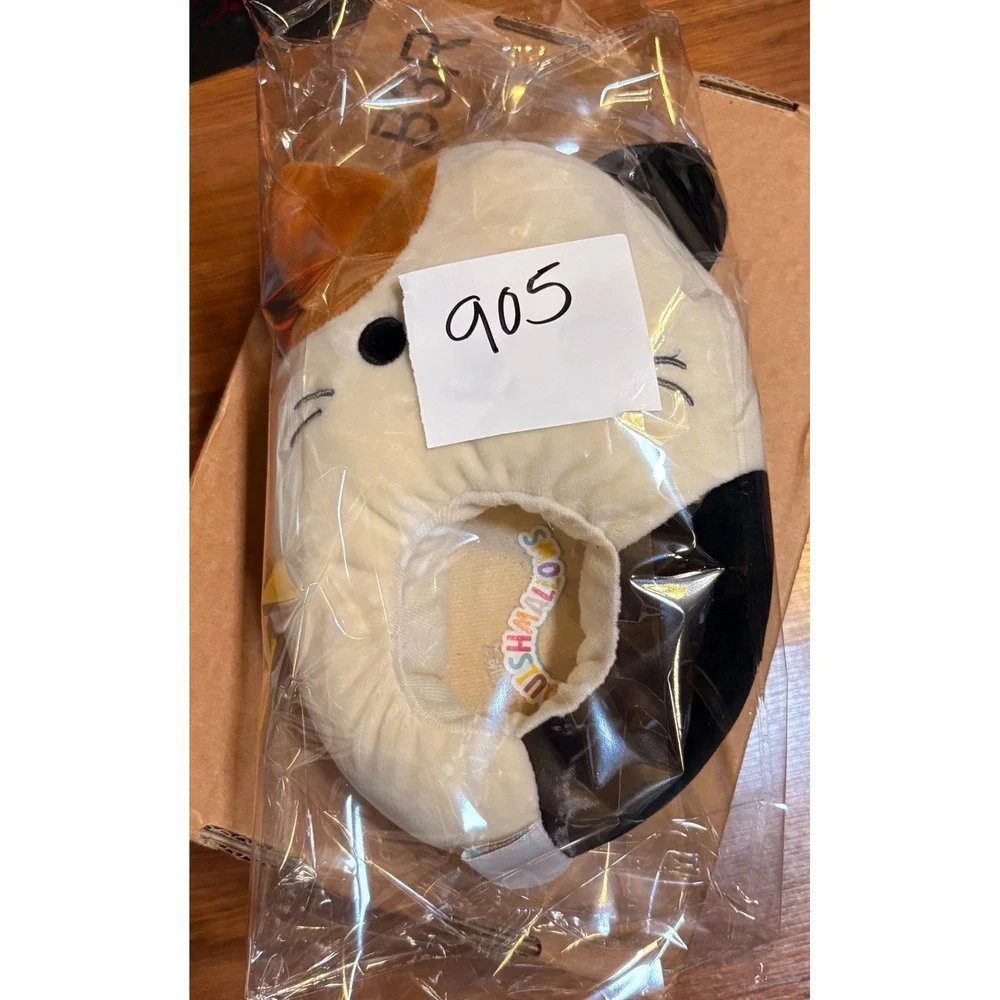 Squishmallows Cam the Cat Kid 2-3 Multi Excellent Plush House (only 1 slipper)